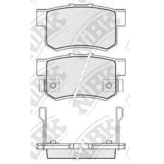 Колодки тормозные задние к-кт NiBK PN8397 фото