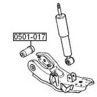 Сайлентблок ASVA 0501-017 фото