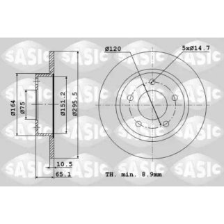 Диск торм.(Компл.) фото