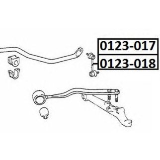 Тяга стабилизатора передняя левая фото