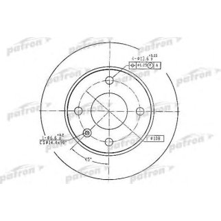 Диск тормозной PATRON PBD1652 фото
