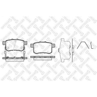 Колодки тормозные STELLOX _1002000SX фото