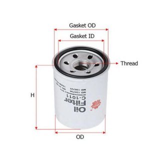 Фильтр масляный SAKURA C1011 фото