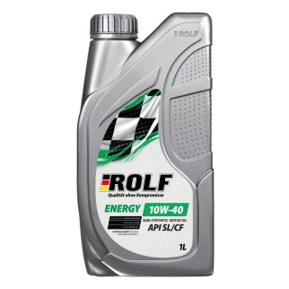 Масло моторное ROLF ENERGY 10W40 SL/CF (пластик) п/синт. 1л** фото