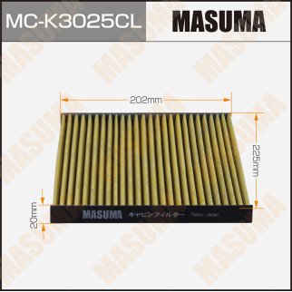 Фильтр салона Masuma MC-K3025CL фото