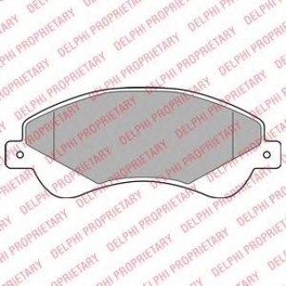 Колодки тормозные передние к-кт DELPHI LP1953 фото