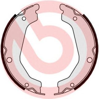 S30531_колодки барабанные ручника! KIA Sorento 2.4/3.5/2.5CRDi 02> фото