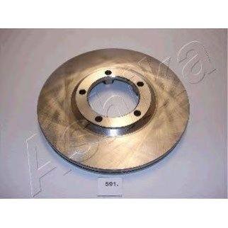 Диск тормозной передний вентилируемый ashika 60-05-591 фото