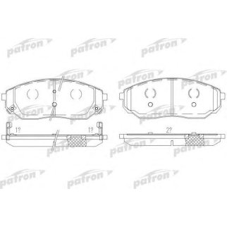 Колодки тормозные PATRON PBP1735 фото