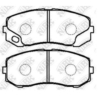 Колодки тормозные передние к-кт NiBK PN3513 фото