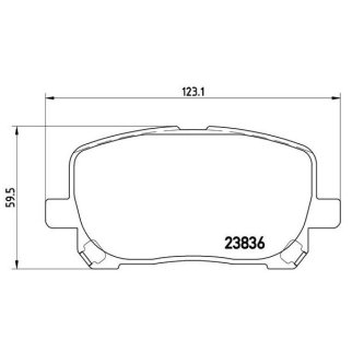 Колодки тормозные передние к-кт TRIALLI PF 4348 фото 4
