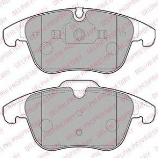 Колодки тормозные передние к-кт DELPHI LP2165 фото