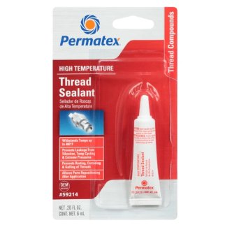 Клей PERMATEХ резьбовых соединений высокотемпературный белый 6мл фото