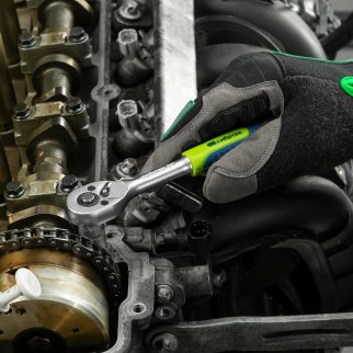 Набор инструментов 1/2", 3/8", 1/4", пластиковый кейс 215 предм. Сибртех фото 28