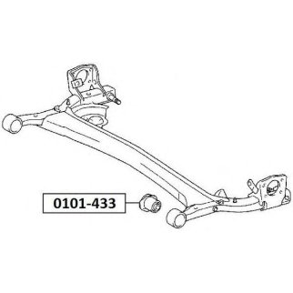 Сайлентблок ASVA 0101-433 фото