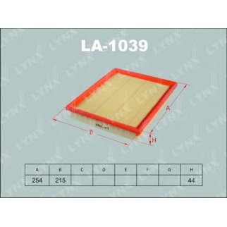 Фильтр воздушный LYNXauto LA-1039 фото