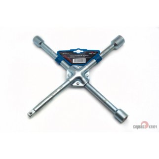 Ключ баллонный крест 17х19х21х1/2&quot; усиленный СЕРВИС КЛЮЧ фото