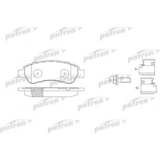 Колодки тормозные PATRON PBP1923 фото