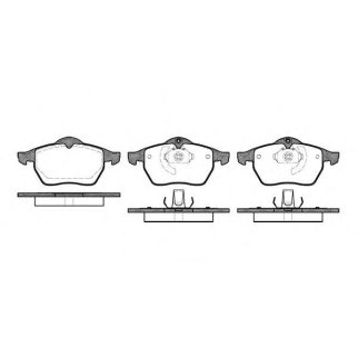 Колодки Opel Calibra/Vectra/Saab 900 2.0-2.2DTi 95> передние к-кт Remsa фото