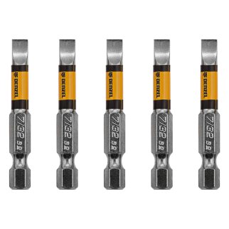 Набор бит, SL7/32"x2", 5 шт.// Denzel фото 2