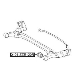 Сайлентблок ASVA 0101-ZZE120R фото