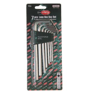 Набор ключей шестигранных удлиненных 2.5-10мм 7пр ROCK FORCE фото