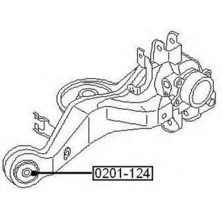 Сайлентблок ASVA 0201-124 фото