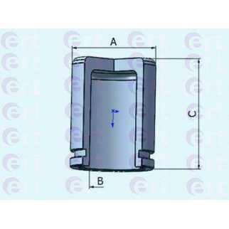 Поршень заднего суппорта ERT 150967-C фото