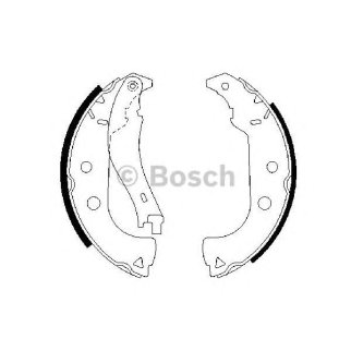 Колодки барабанные к-кт BOSCH 0 986 487 629 фото