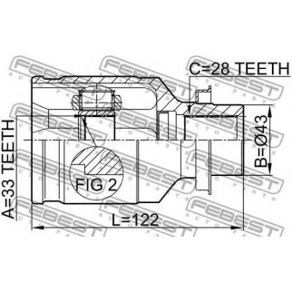 0511-M6MTRH_ШРУС внутренний к-кт! Mazda 6 all 02> фото