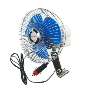 Вентилятор в салон 12V 6" (с решеткой металл) 16см MEGAPOWER фото