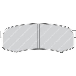 Колодки тормозные задние к-кт FERODO FDB1021 фото