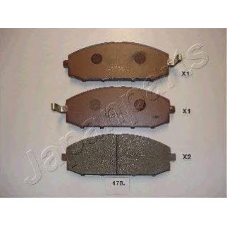 Колодки тормозные Japanparts PA-178AF фото