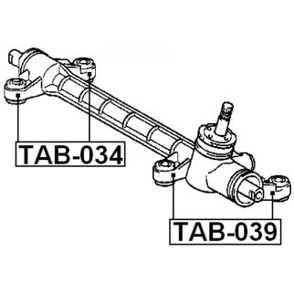 Сайлентблок FEBEST TAB-039 фото 2