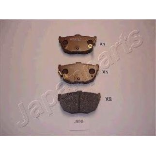 Колодки тормозные задние дисковые к-кт Japanparts PP-595AF фото