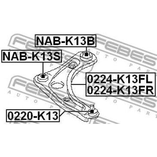 Опора шаровая NISSAN NOTE 2013-, MUCRA K13 0220-K13 фото