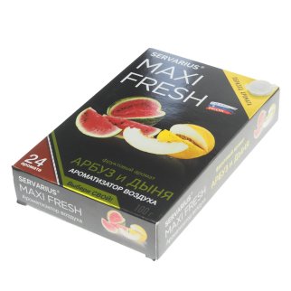 Ароматизатор водуха под сиденье MAXI FRESH (арбуз и дыня) фото
