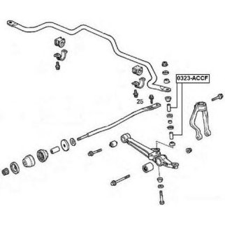 Стойка переднего стабилизатора ASVA 0323-ACCF фото