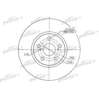 Диск тормозной PATRON PBD4416 фото