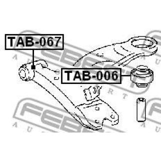 Сайлентблок FEBEST TAB-006 фото