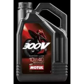 Масло моторное для 4-х тактных двигателей 300V 4T FACTOTY LINE 10W40 синт.4л MOTUL фото