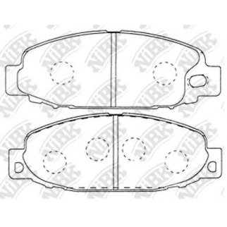 Колодки тормозные к-кт NiBK PN3347 фото