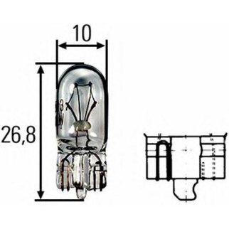 Лампа Hella 8GA 008 901-241 фото