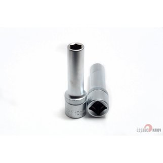 Головка торцевая 10 1/2&quot; 6гр глубокая СЕРВИС КЛЮЧ фото
