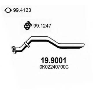 Глушитель основной ASSO 19.9001 фото