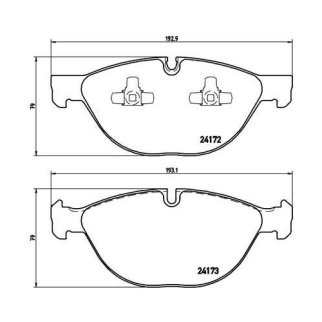 Колодки тормозные передние к-кт TRIALLI PF 4181 фото 3