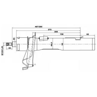 Амортизатор передний FEBEST 21665158FL фото 2