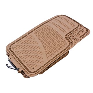 Коврики резиновые TER-420 FOCUS 2 BEIGE универсальные ворсовые,морозостойкие (4шт) AUTOPROFI /1/4 фото 1