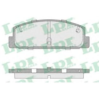 Колодки тормозные задние дисковые к-кт Lpr 05P336 фото