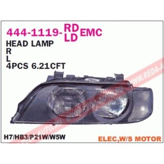 Фара передн лев с ЭК (белый) BMW: E39 95- фото